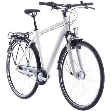 Bicicleta de paseo eléctrica CUBE TOWN PRO DIAMANT Blanco 2020 0